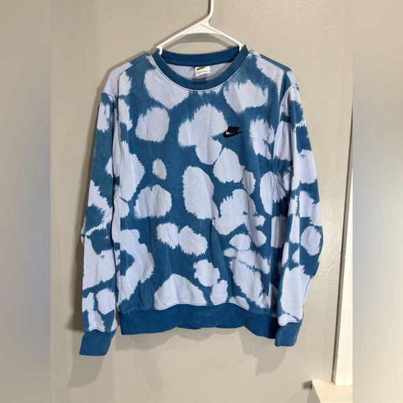 Nike Men's Women’s Sportswear Sport Essentials+ Tie Dye Crewneck Pullover Small - Picture 1 of 8